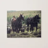 Making Hay With Horses Jigsaw Puzzle