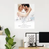 She Said Yes Photo Welcome Engagement Party Poster