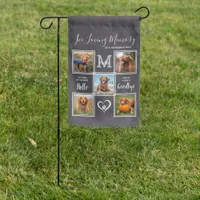 In Loving Memory Personalized Pet Photo Memorial Garden Flag