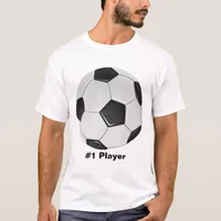 American Soccer or Association Football Ball T-Shirt