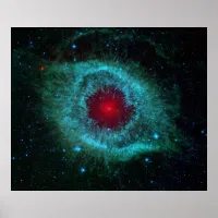 Helix Nebula or NGC 7293, Planetary Nebula,  ZGOA Poster