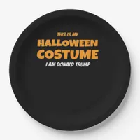 Halloween Donald  Costume Trumpkin Ideas Classic Paper Plates