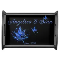 Lunar Moth Magical Wedding Serving Tray