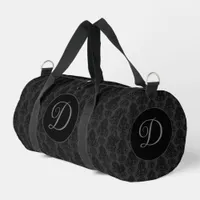 Elegant, Vintage, Victorian Damask Personalized Duffle Bag