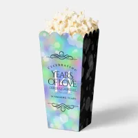 Elegant 14th Opal Wedding Anniversary Celebration Favor Boxes