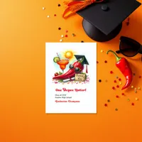 One Degree Hotter Spicy Graduation Photo Thank You Card