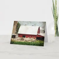 The Red Barn Card