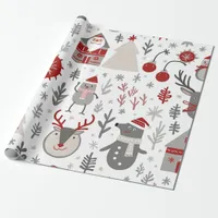 Christmas Tree Design Wrapping Paper