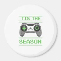 Tis The Season Video Games Christmas Xmas Gamer Magnet