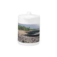 Punaluʻu Black Sand Beach Hawaii Big Island Teapot