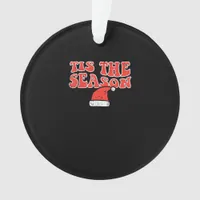 Tis Season Skeleton Pumpkin Halloween Ornament