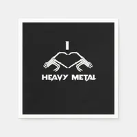 Skeleton Hands Heart  - Funny Halloween Napkins