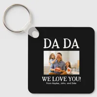 Dada Fathers Day Personalized Custom Keychain
