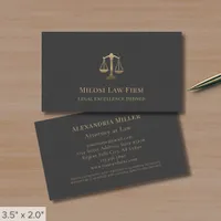 Attorney Lawyer Legal Services Business Card