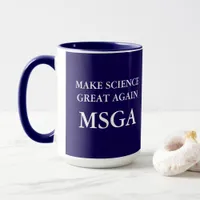 Make Science Great Again MSGA Typography Coffee Mug