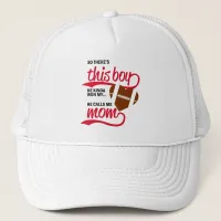 Proud Baseball Mom  Trucker Hat