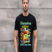 Margarita Emergency Sombrero-Wearing Octopus T-Shirt