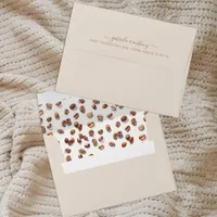 Coffee Baby Shower Self Addressed Envelope