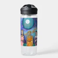 Energy of the Moon | Celestial Artwork Water Bottle