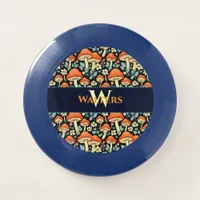 Retro Mushrooms Vintage Flowers Personalized Wham-O Frisbee