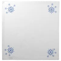 Napkin - Blue Snowflakes