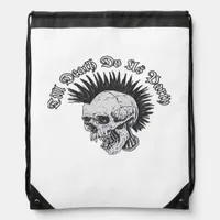 Party Till Death Do Us Party Halloween Drawstring Bag
