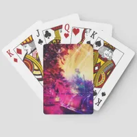 Amish Horse and Buggy, Space Edit Poker Cards
