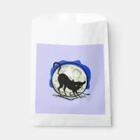 Black Cat and Full Moon Blue Background, ZSSG Favor Bag