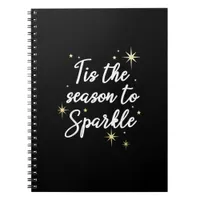 Tis Season To Sparkle Christmas Notebook