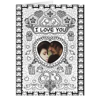 I Love You | Adult Coloring | Valentine's Day  Card