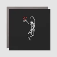 Skeleton Hand Heart Valentines Day Car Magnet