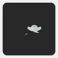 Eat Drink And Be Scary Halloween Trendy Casual Square Sticker