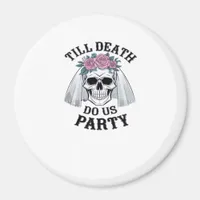 Halloween Wedding Spooky - Till Death Do Us Party Magnet
