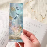 Mystic Spells Open Book Personalized Bookmarks