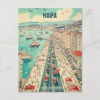 Haifa Israel Travel Postcard