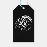 Christmas Eve Merry Christmas - Let's Get Lit Clas Gift Tags
