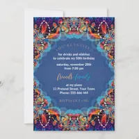 Magical Royale 50th Birthday Dinner Party Invitation