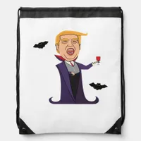 Halloween Dracula  Funny Drawstring Bag
