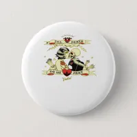 Till Death Do Us Part Classic Design For Halloween Button