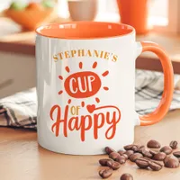 Cup of Happy Personalized Sunshine Mug