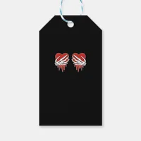 Anti Valentine Skeleton Heart Gothic Style Gift Tags