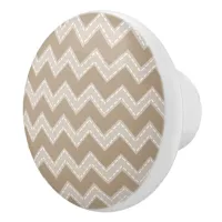 Pick Your Color w/Chevrons CYPc Ceramic Knob