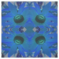 Blue Floral Fabric