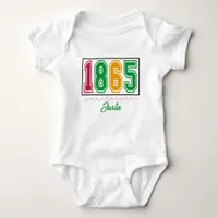 Personalized Juneteenth - Black History  Baby Bodysuit