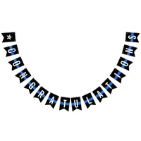Police Officer Law Enforcement Congratulations  Bunting Flags