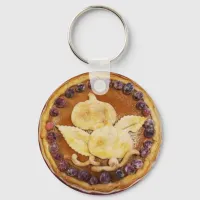 Pumpkin Pie Food Photo   Keychain