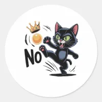 No Kings In America Essential Minimal Clean Classic Round Sticker