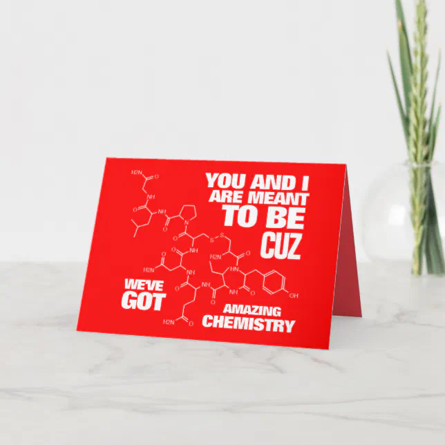 Funny Meant to Be We've Got Amazing Chemistry Card