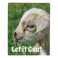 Adorable Goat Kid Parody Jigsaw Puzzle