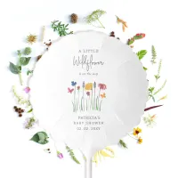 Little Wildflower Pretty Baby Girl Baby Shower Balloon